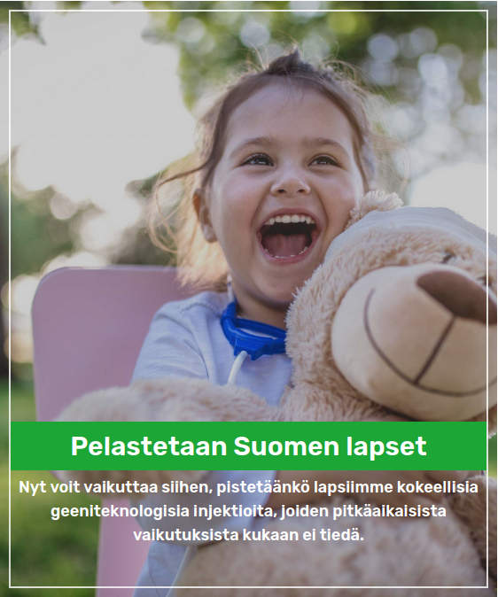 Pelastetaan Suomen lapset